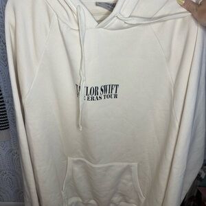 Taylor Swift The Eras Tour Cream Hoodie
